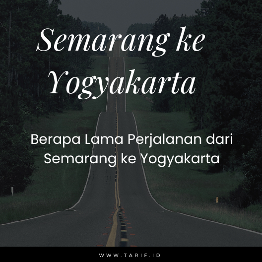 Semarang ke Yogyakarta